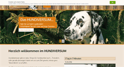 Desktop Screenshot of hundiversum.eu